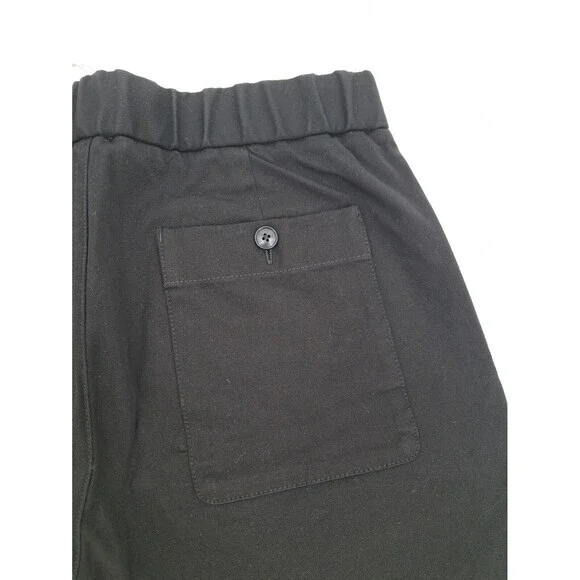 Everlane Elastic Waist Shorts Womens Size Small S Black Golfing Golf - Picture 3 of 6